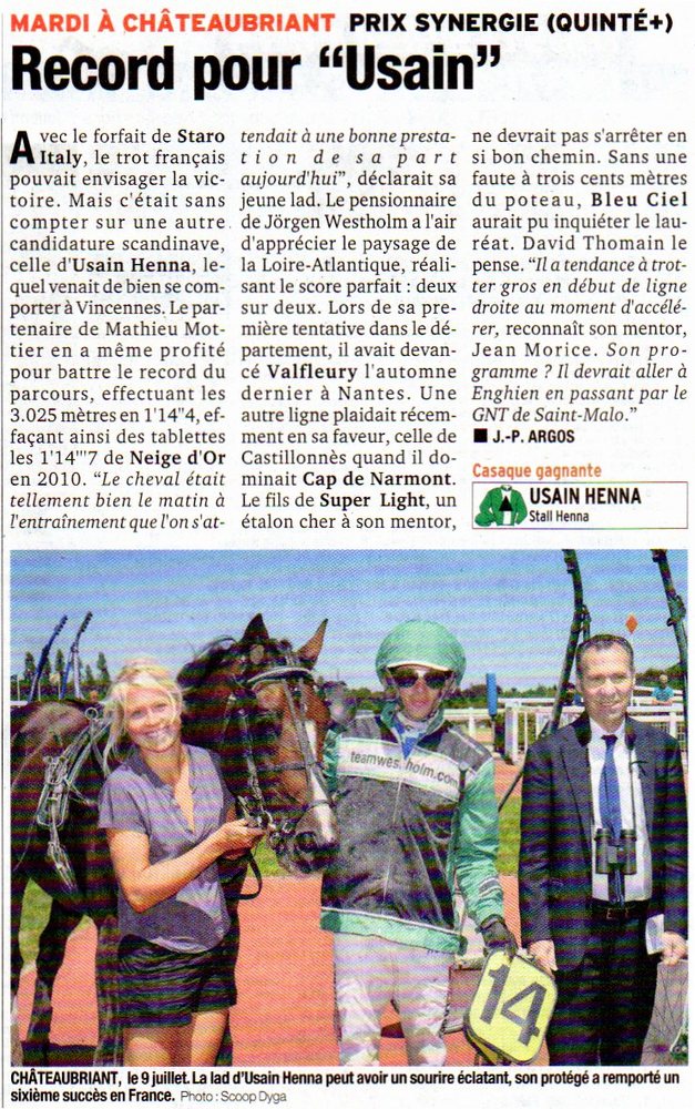 PARIS TURF 10072019